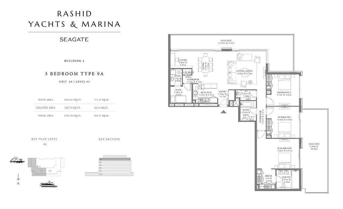 Type 9A, Unit 02, Level 05 Building 4